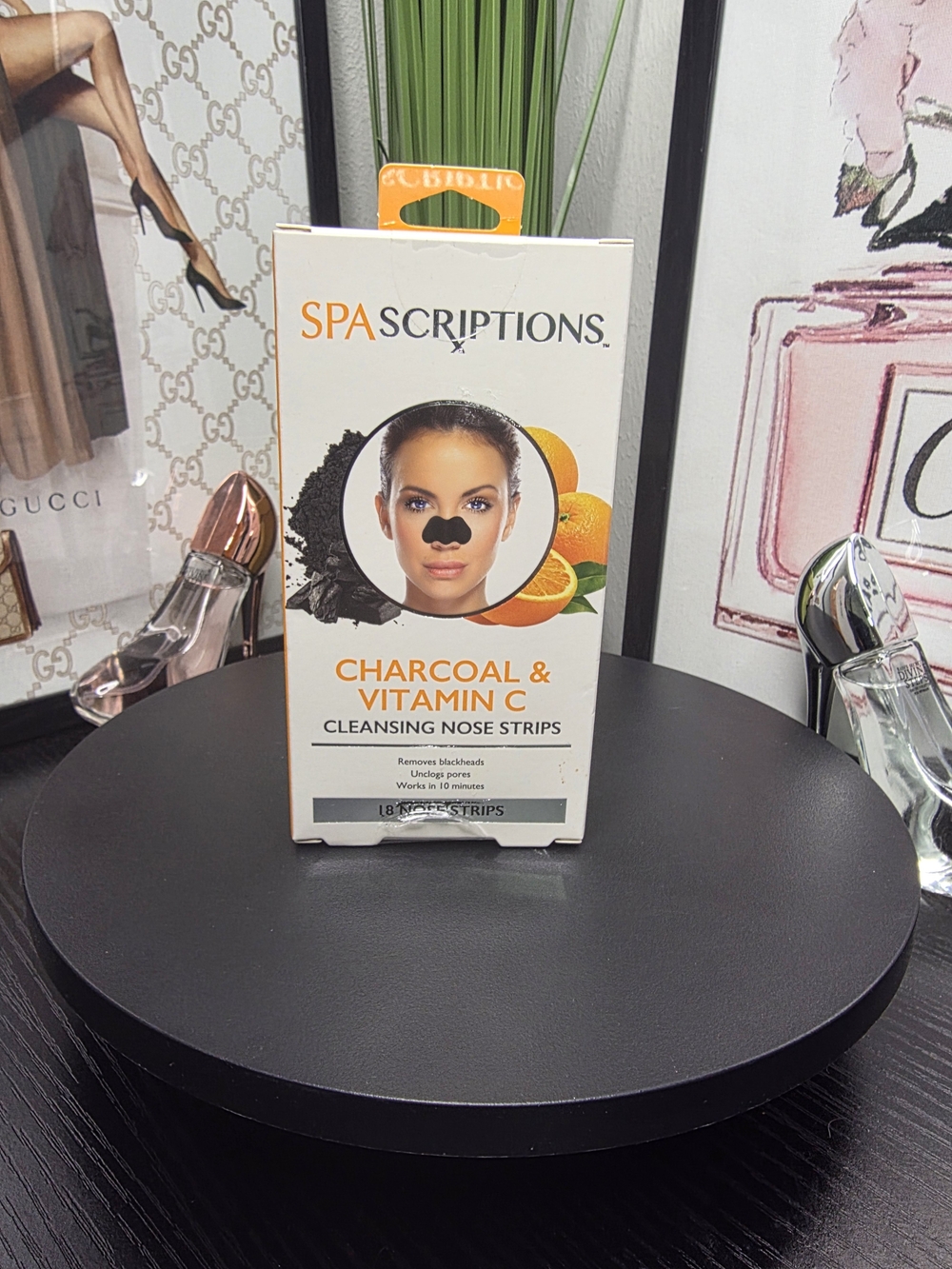 SpaScriptions Charcoal & Vitamin C Nose Strips